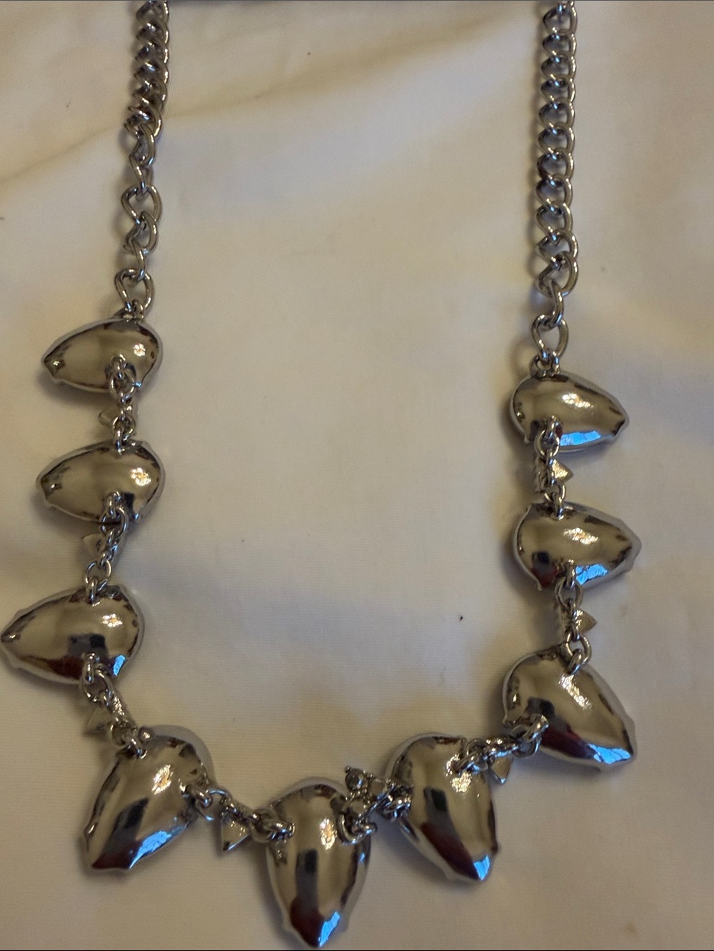 Simply Vera Silver Teardrop Statement Necklace - Picture 5 of 6
